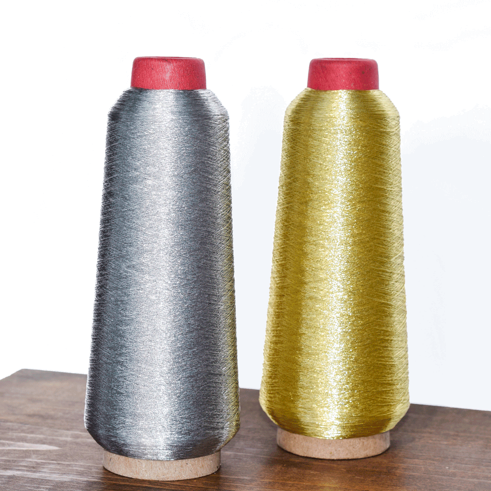 5,000 Yards Silver and Gold Sparkly Metallic Embroidery Thread – Trim ...
