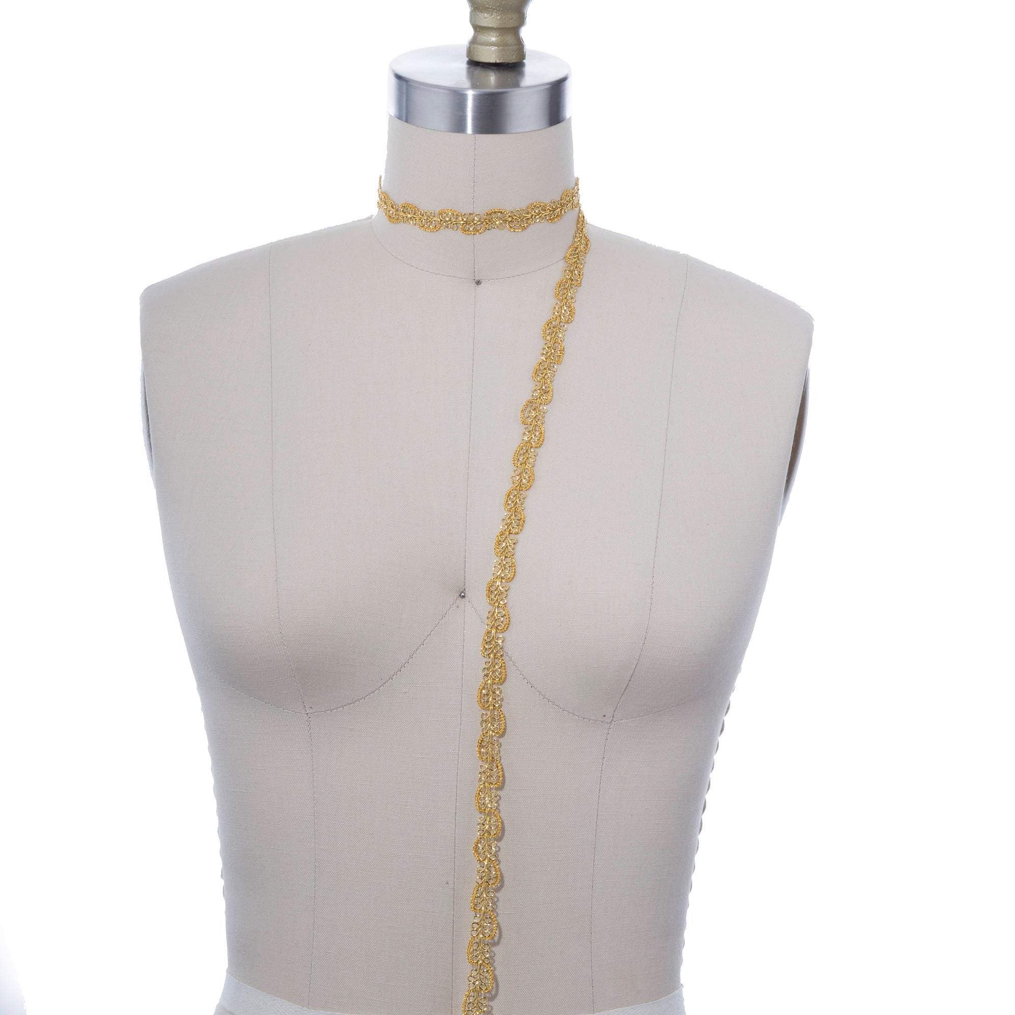 1/2" Elegant Gold Gimp Trim