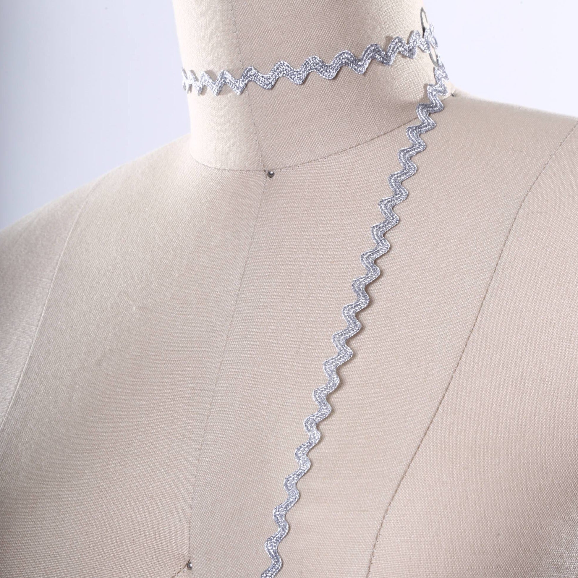 25mm Silver Ric Rac Rickrack Trim – Trim 2000 Plus