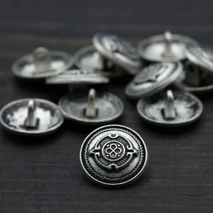 4 Silver Unity Forever Design Metal Button