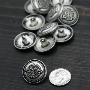 4 Silver Unity Forever Design Metal Button