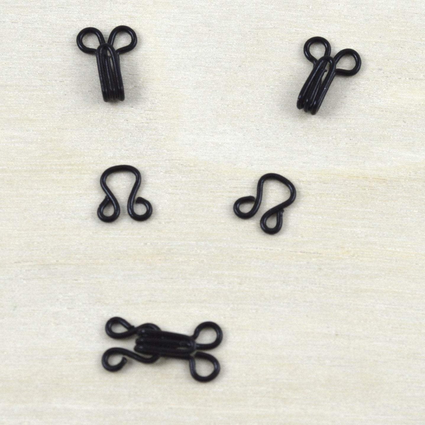 Loose Hook and Eye Clasp: 144 sets (1 Gross)