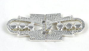 2.6" Raimond's Gold or Silver Rhinestone Clasp/Buckle