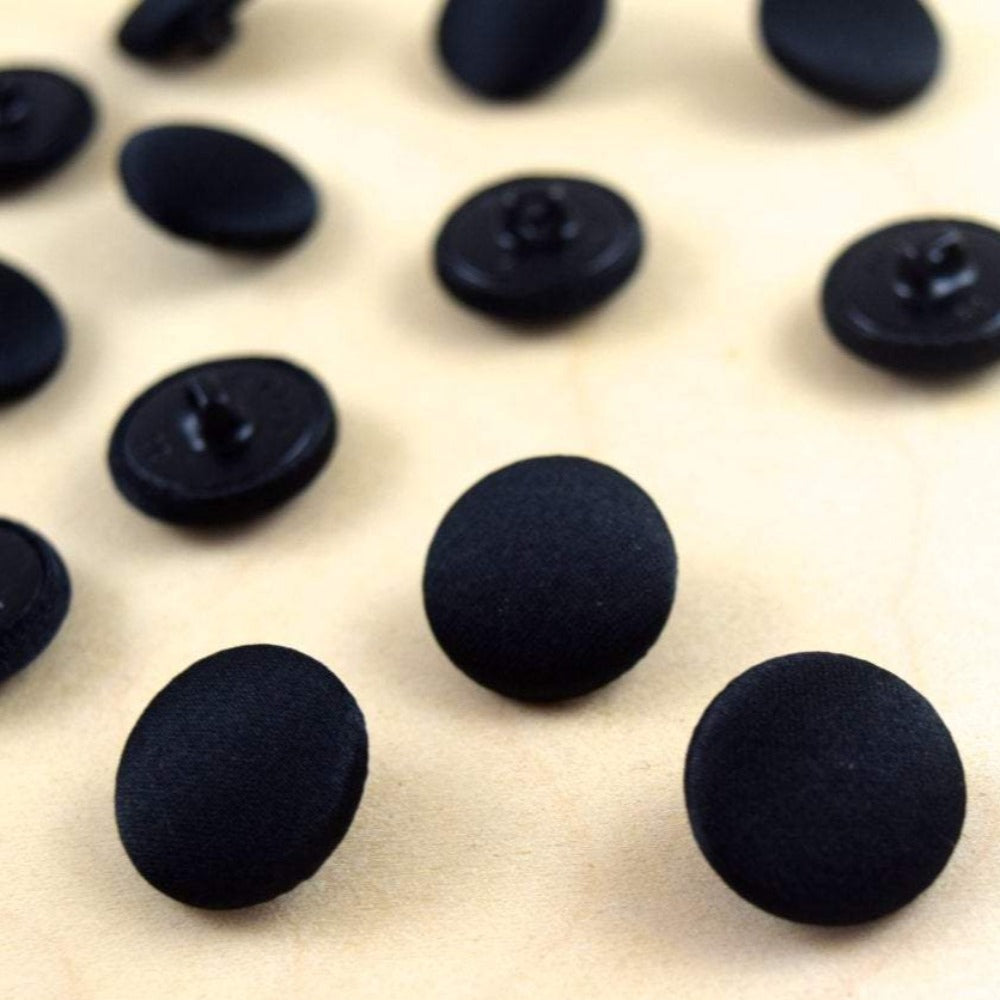 12 Black or Nickel Sew on Snap Metal Buttons – Trim 2000 Plus