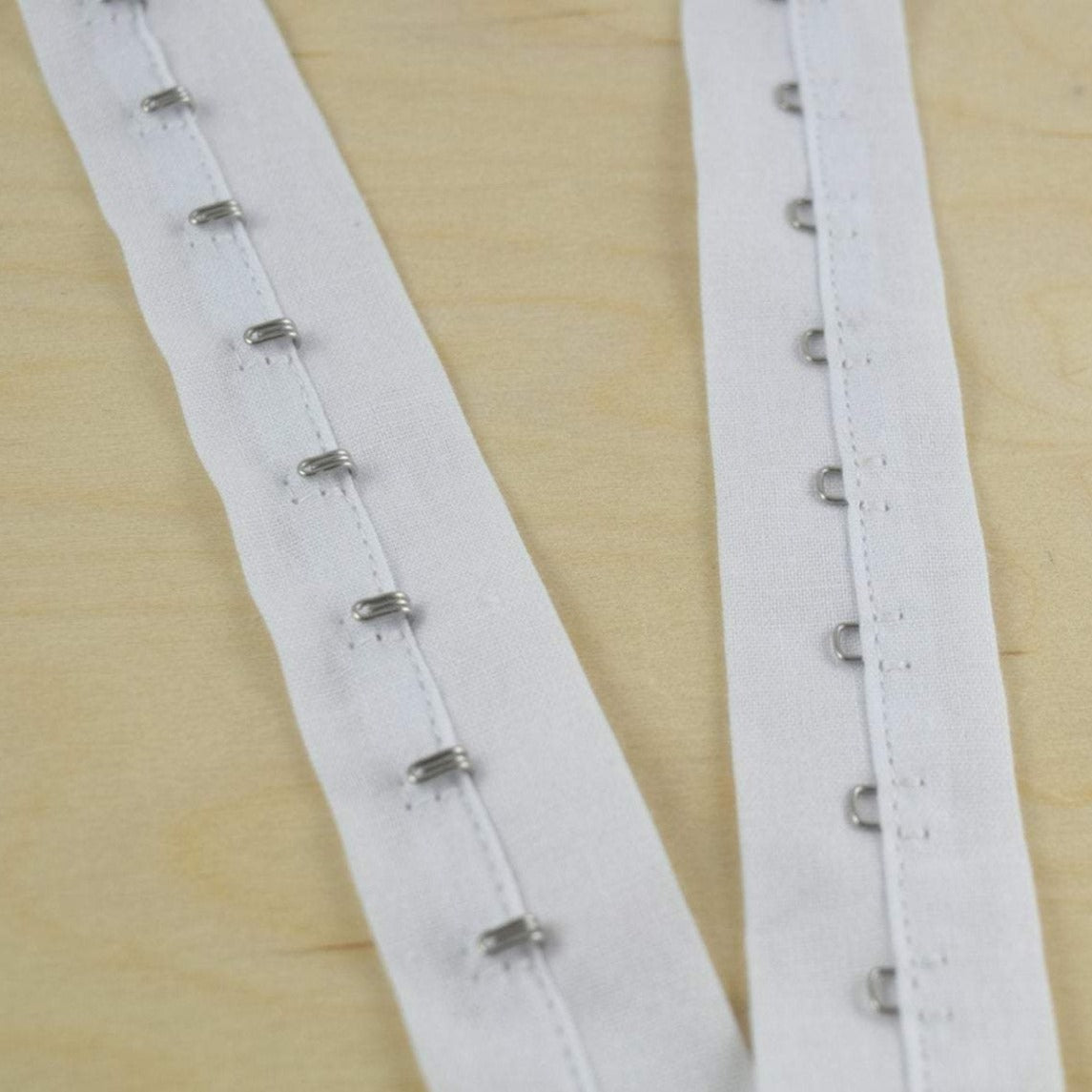 Continuous 3 Row Hook and Eye Tape, by the 1/4 Yard Increments